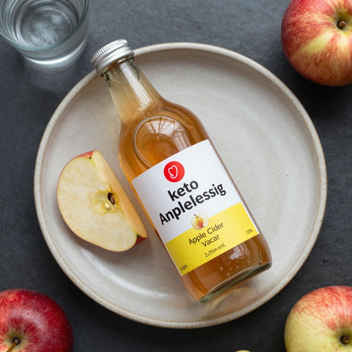 🍎 Keto Apfelessig Drink