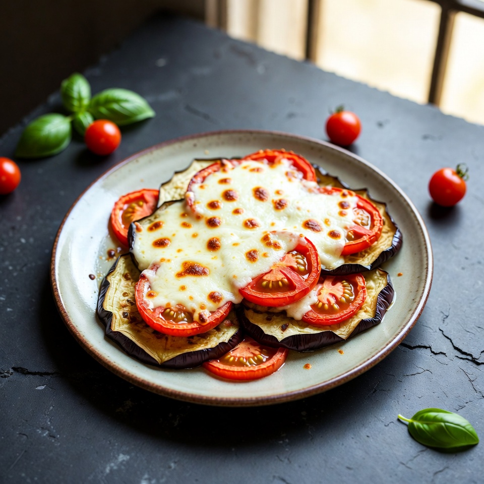 Keto Auberginen-Käse-Auflauf