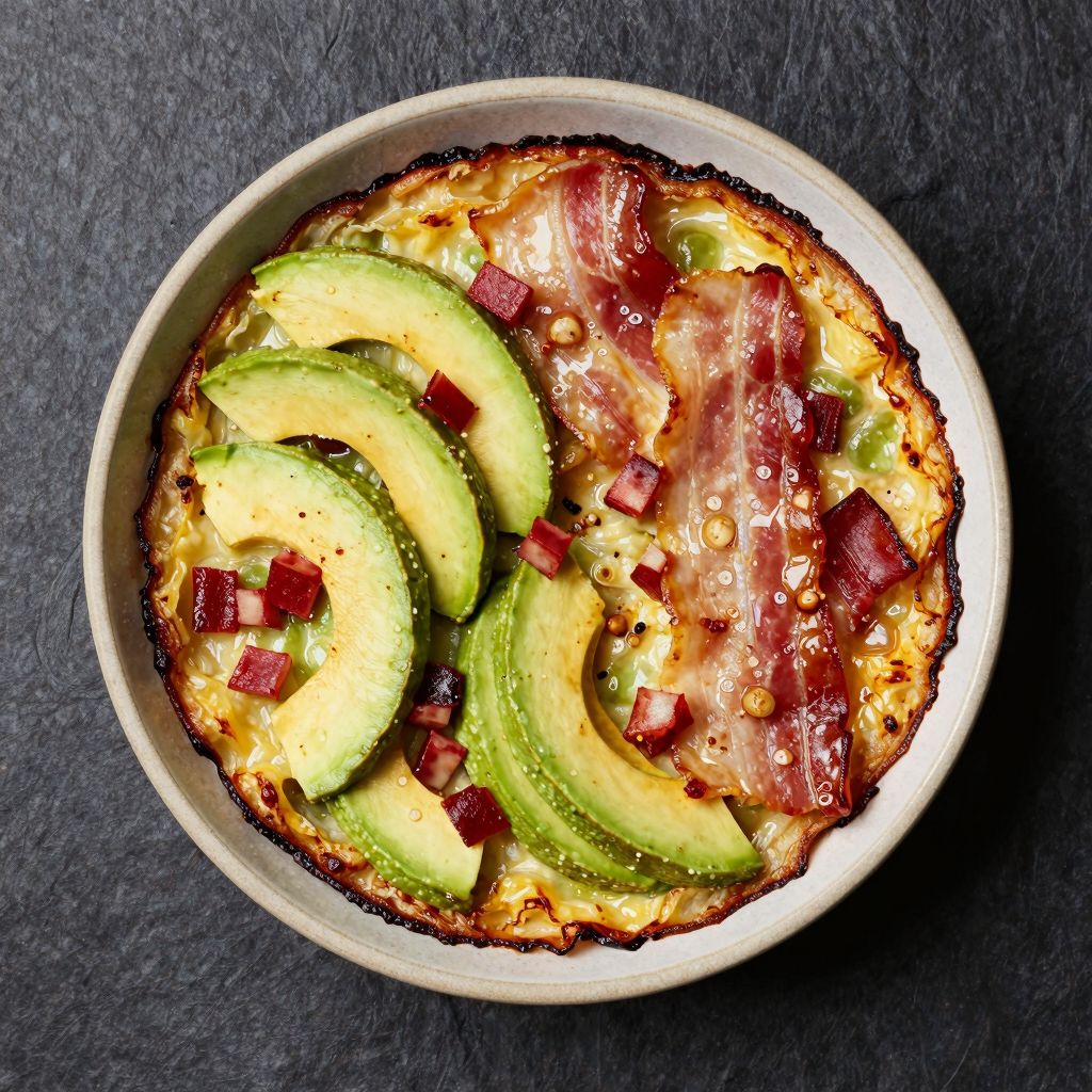 🥑 Avocado-Bacon-Gratin