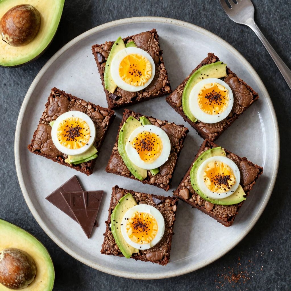 Fudgy Avocado-Brownies