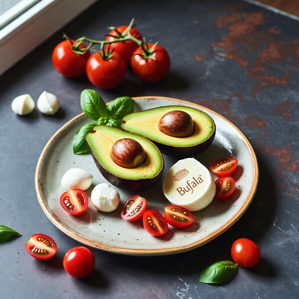 Avocado-Tomaten-Teller