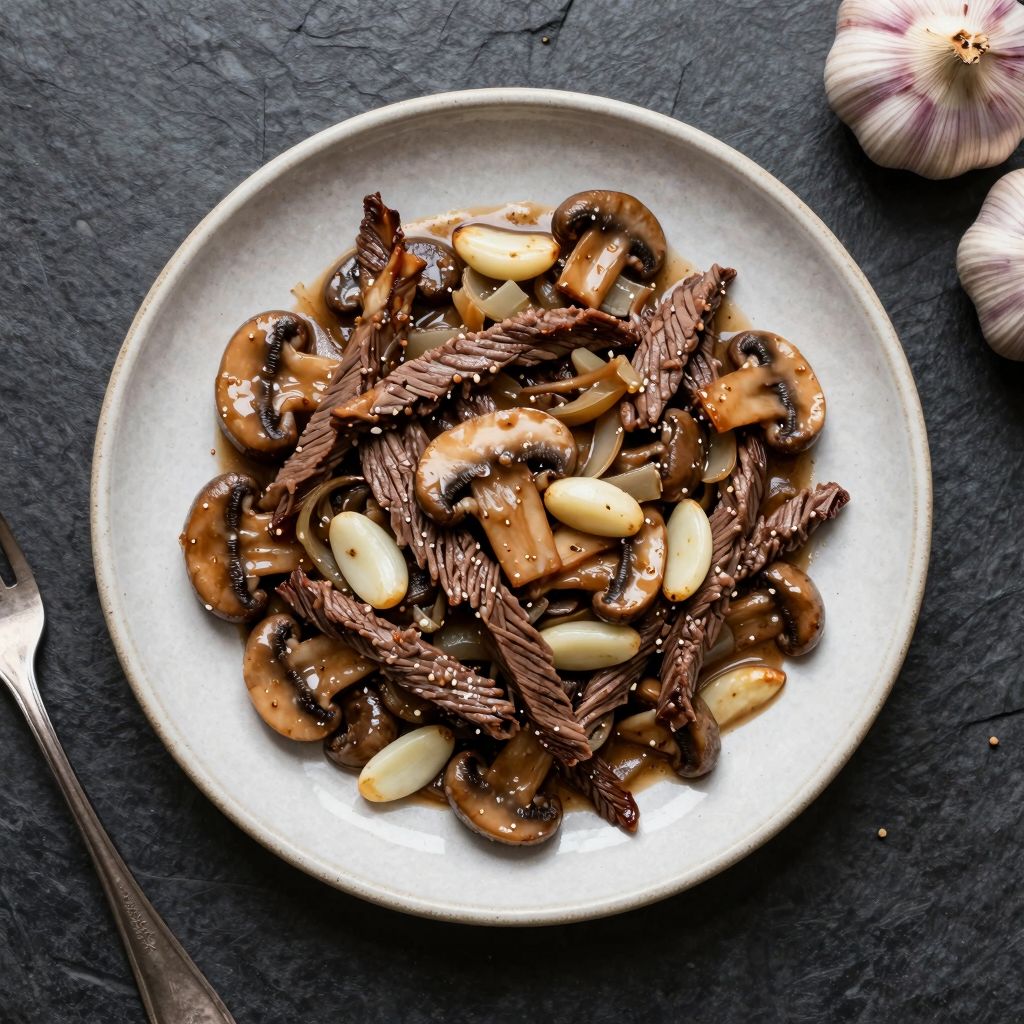 Keto Beef Stroganoff