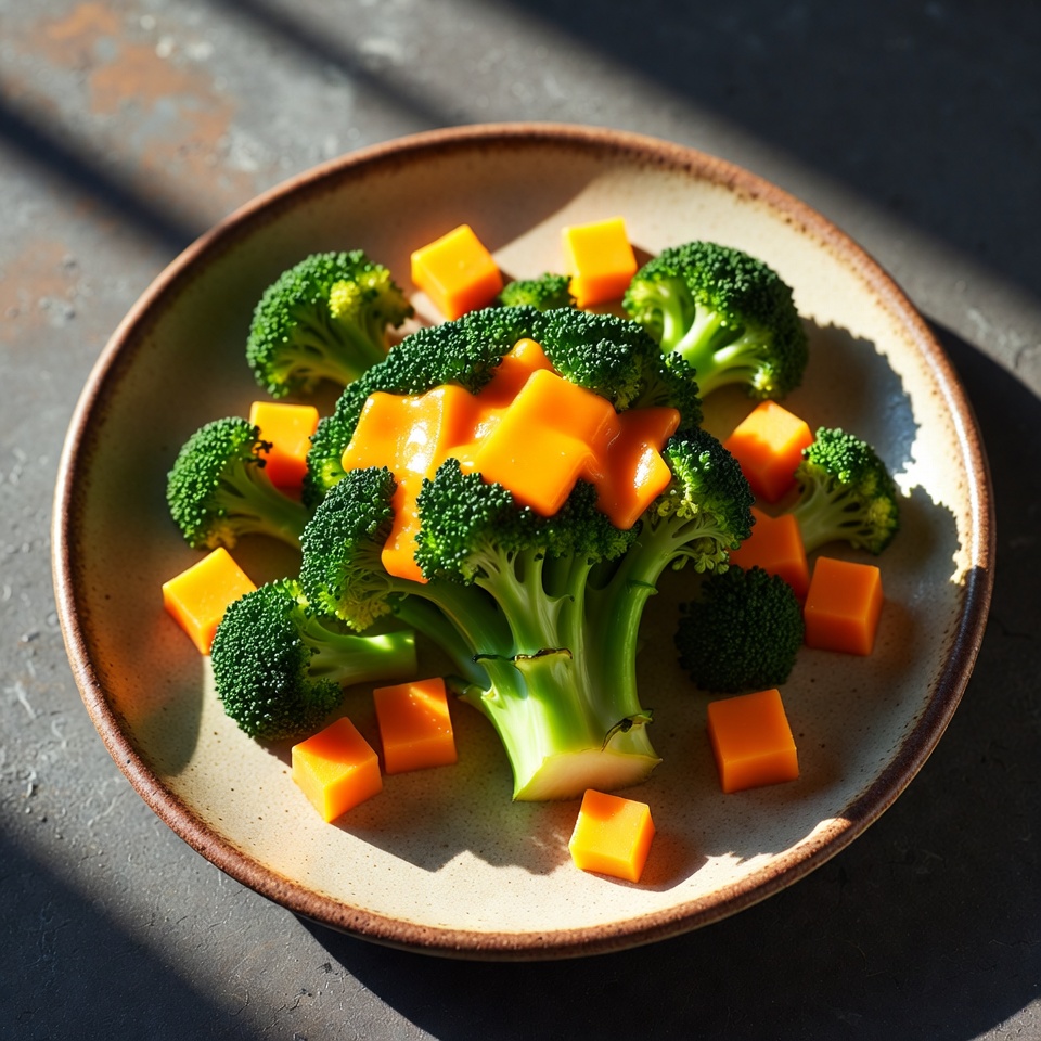 Schneller Brokkoli mit Käse