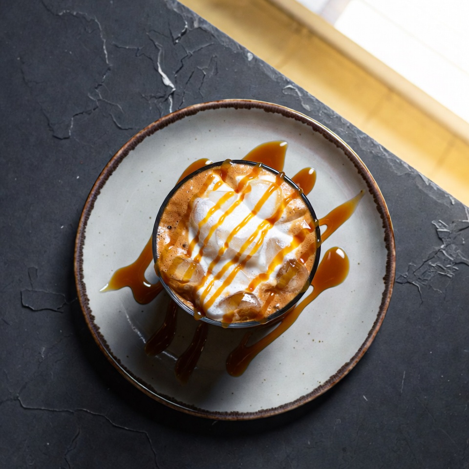 Keto Caramel Frappuccino