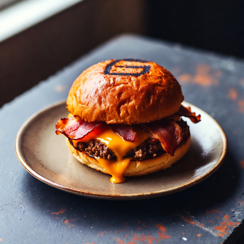 🍔 Cheddar Bacon Burger