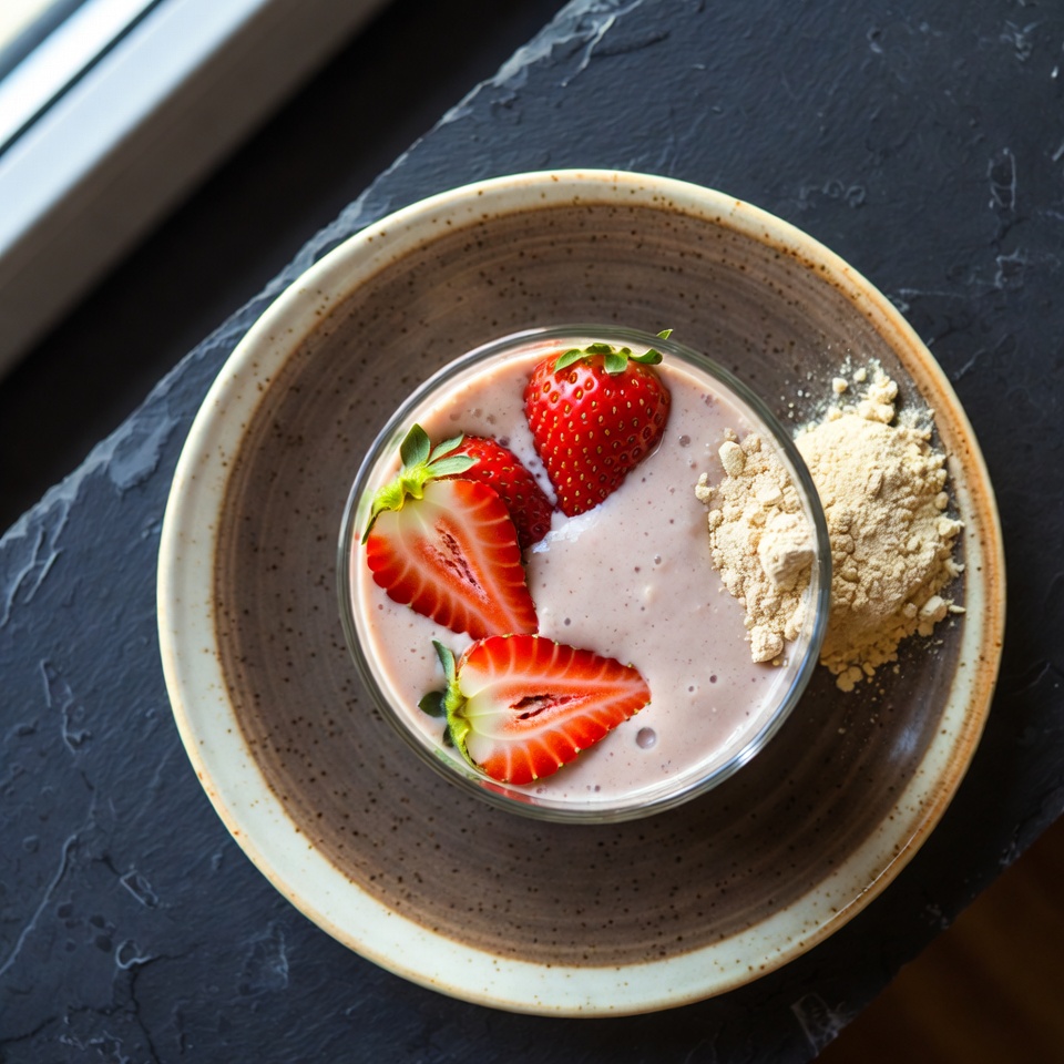 Erdbeer-Protein-Shake