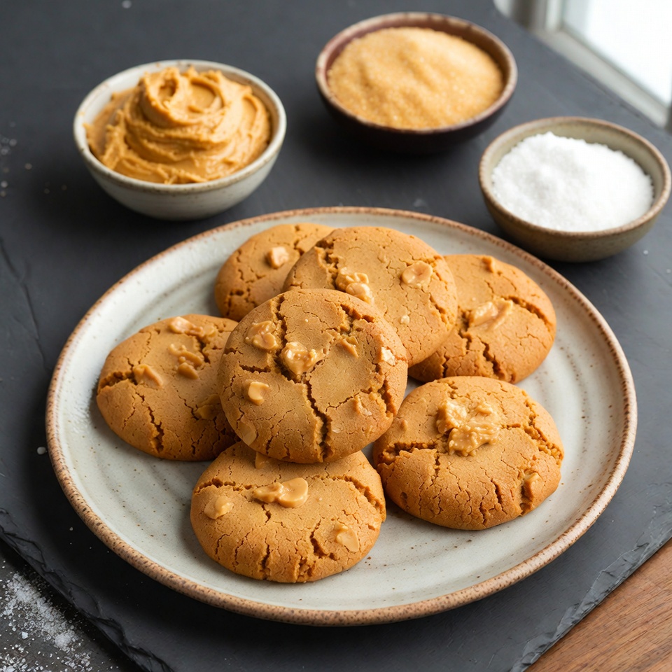 Erdnussbutter Cookies