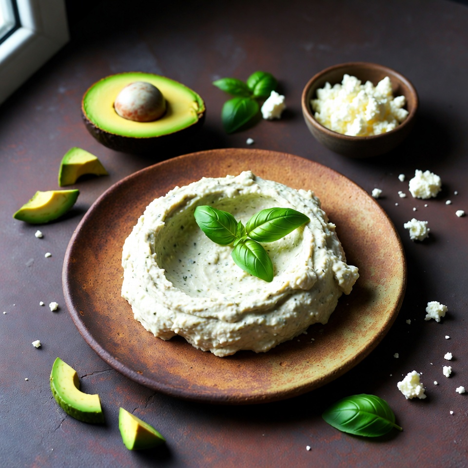 Cremiger Feta-Avocado-Dip