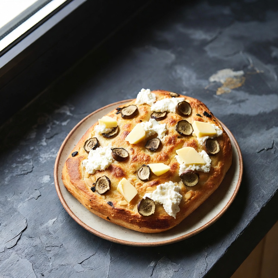 Keto-Focaccia mit Oliven