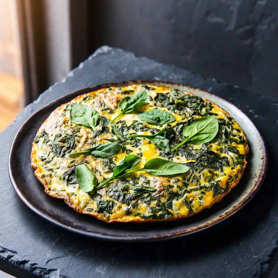 Frittata mit Spinat