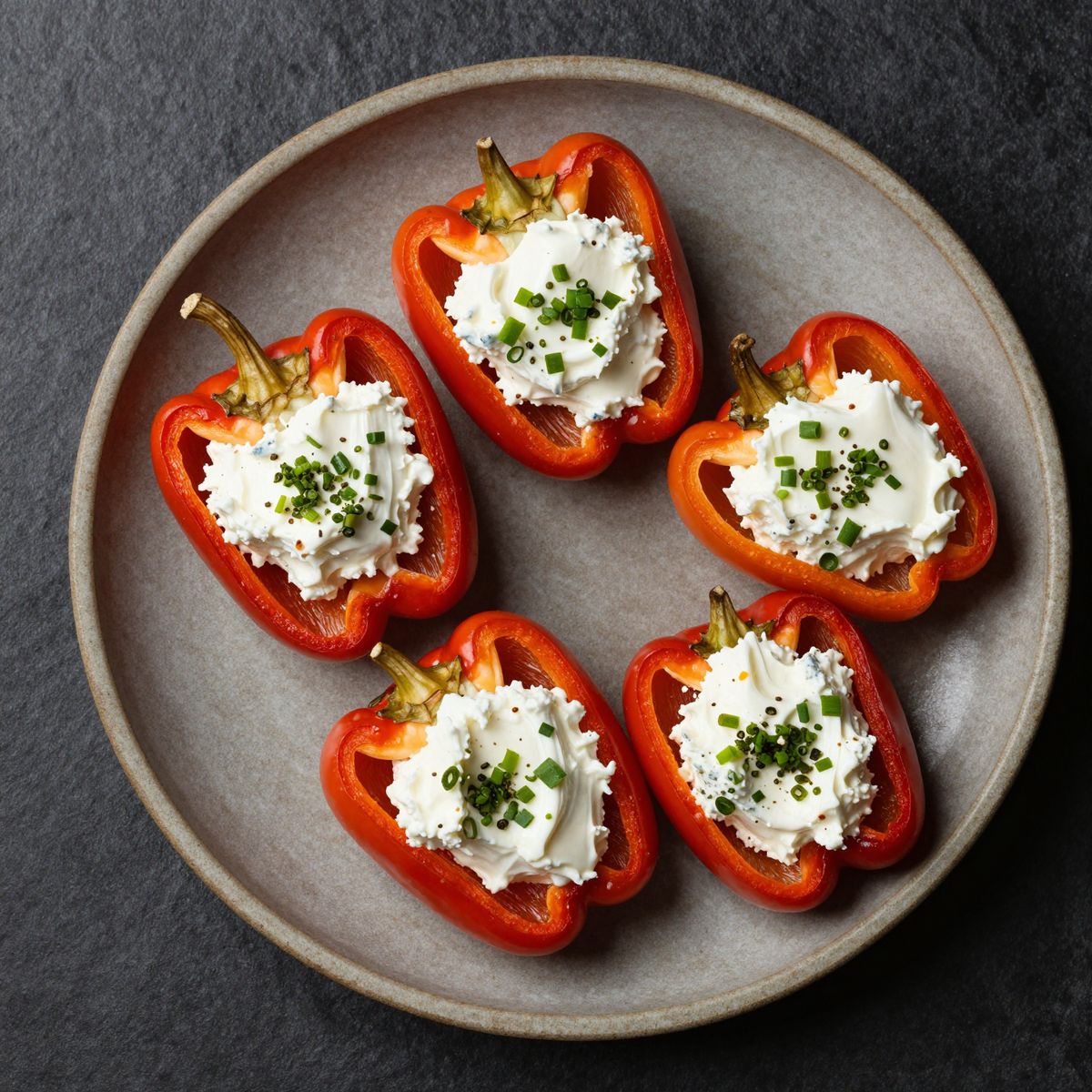 Gefüllte Mini-Paprika