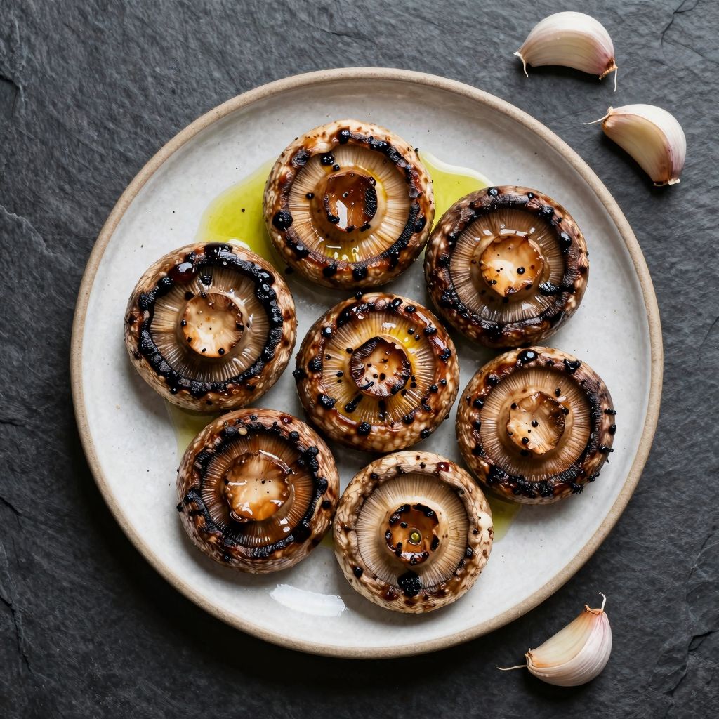 Gegrillte Portobello Pilze
