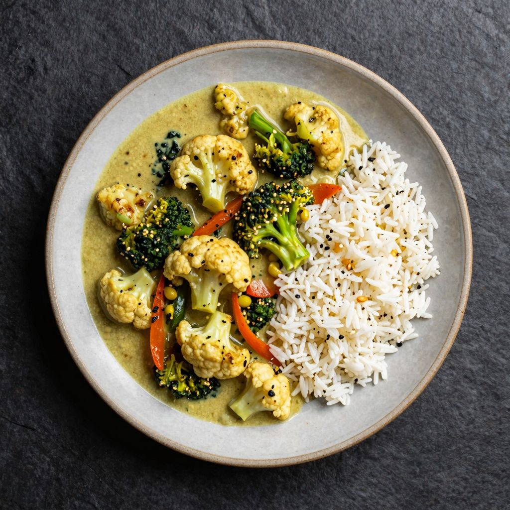 🥥 Keto Gemüse-Curry mit Kokosmilch