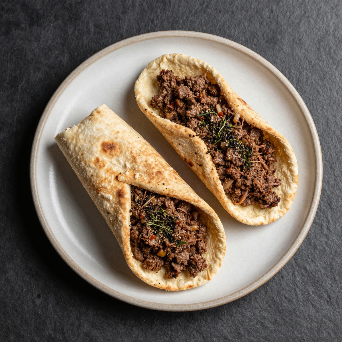 Griechische Gyros-Pfanne