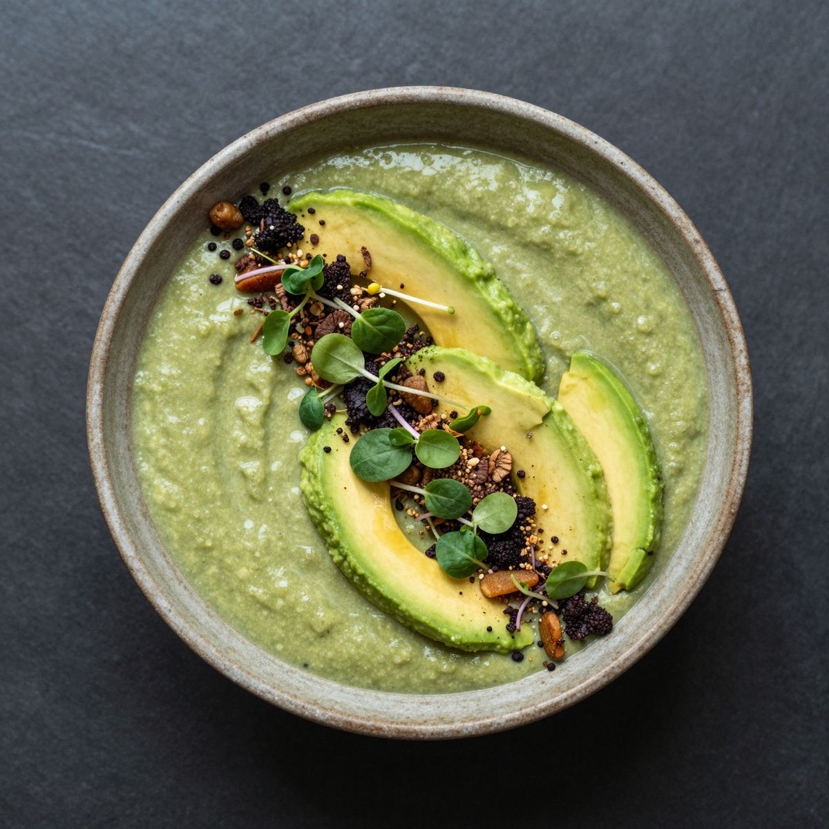 Grüner Smoothie Bowl
