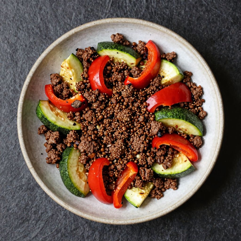 Hackfleisch-Gemüse-Pfanne