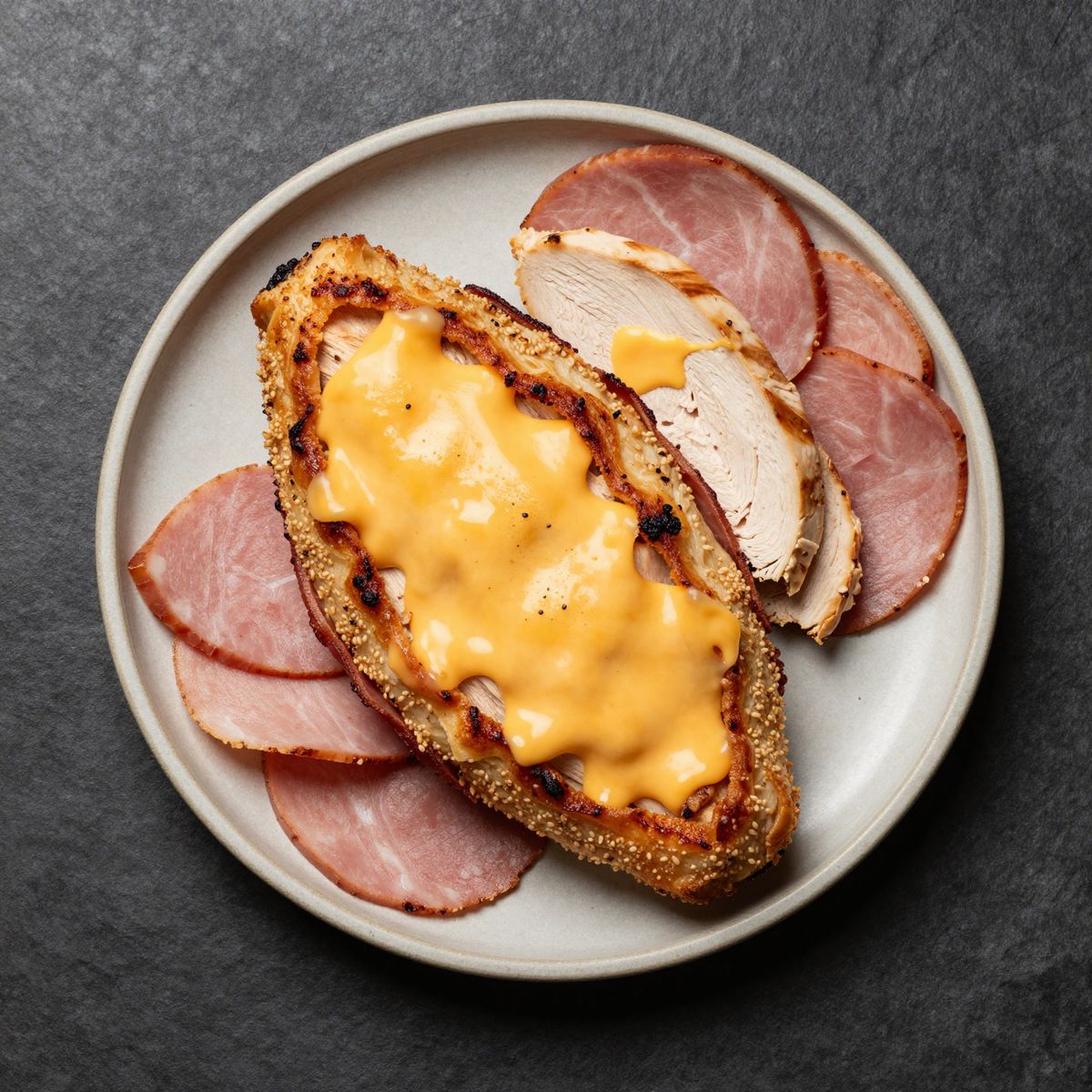 🥓 Hähnchen Cordon Bleu im Baconmantel
