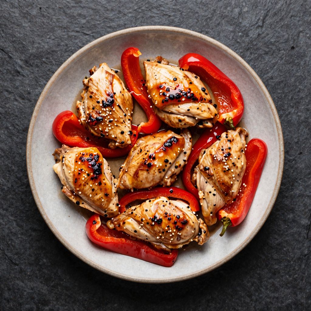 🍗 Hähnchen-Paprika-Pfanne