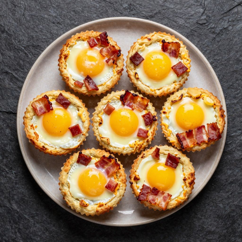 Keto Käse-Bacon-Ei-Muffins