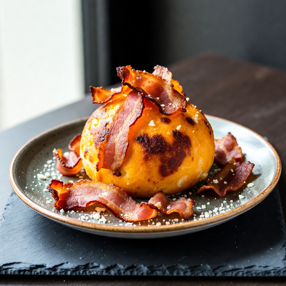 Käsebällchen mit Speck