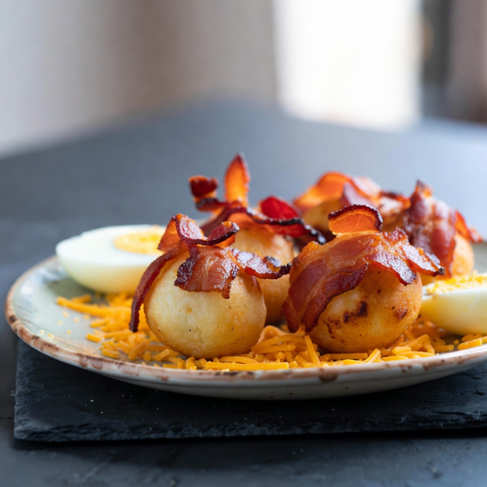 Keto Käsebällchen mit Speck