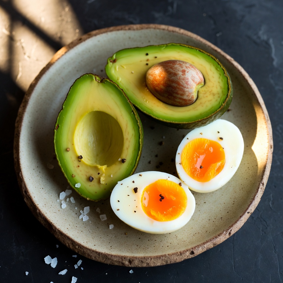 Keto Avocado-Ei-Boot
