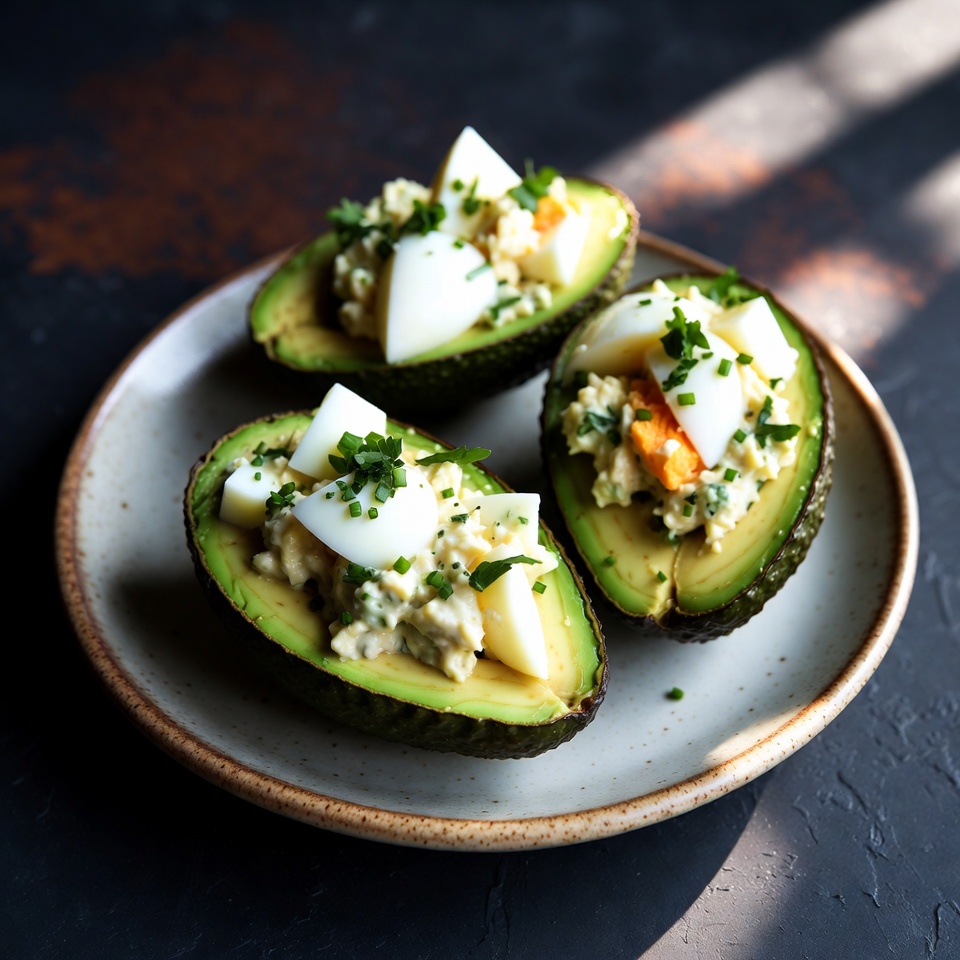 Keto Avocado-Ei-Salat