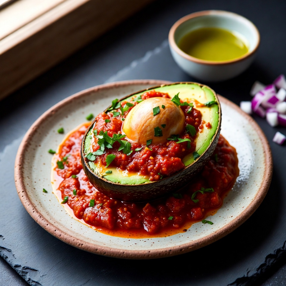 Keto Avocado Shakshuka