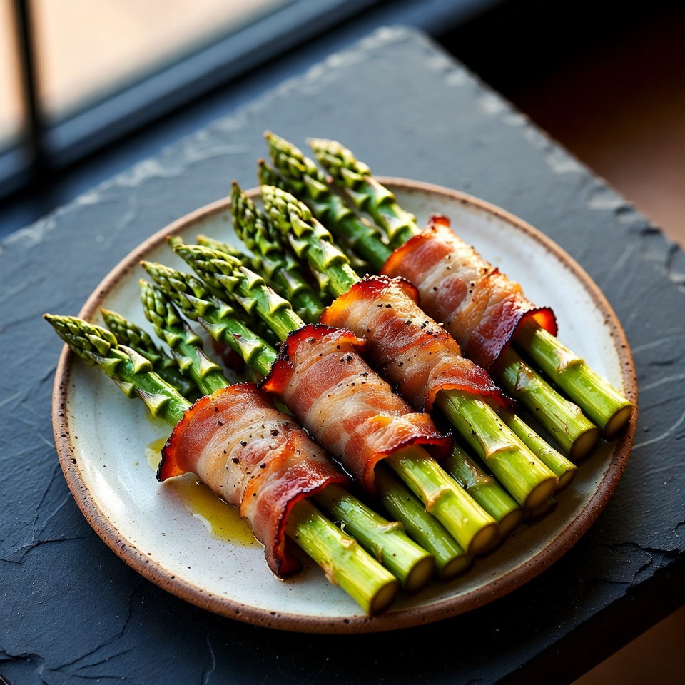 Keto Bacon-Wrapped Asparagus