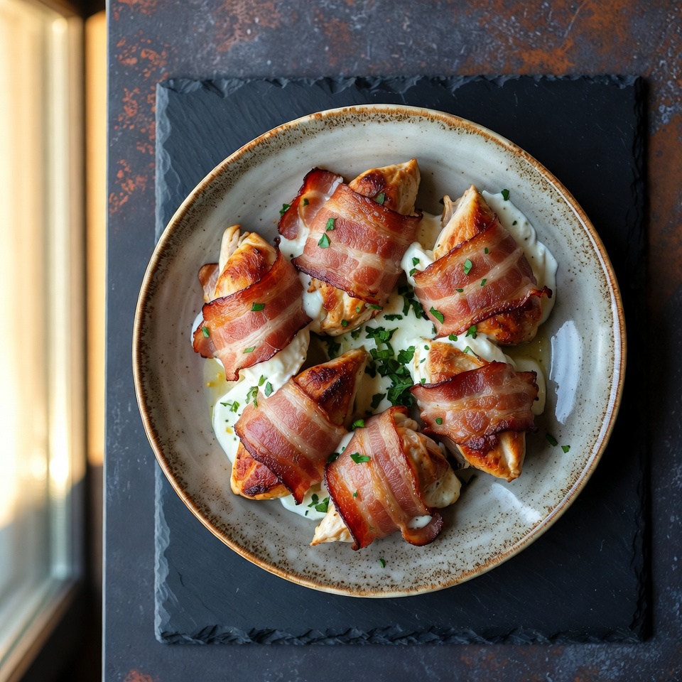 Keto Bacon-Wrapped Chicken