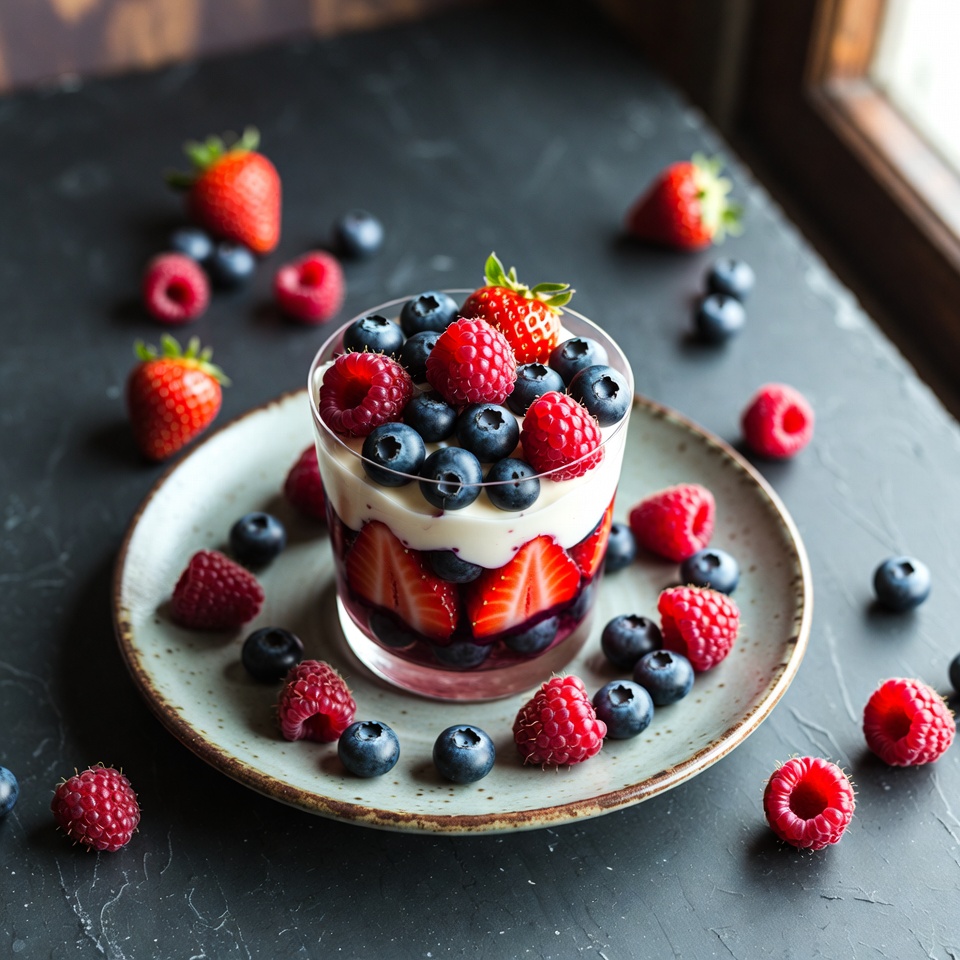 Keto Beeren-Parfait