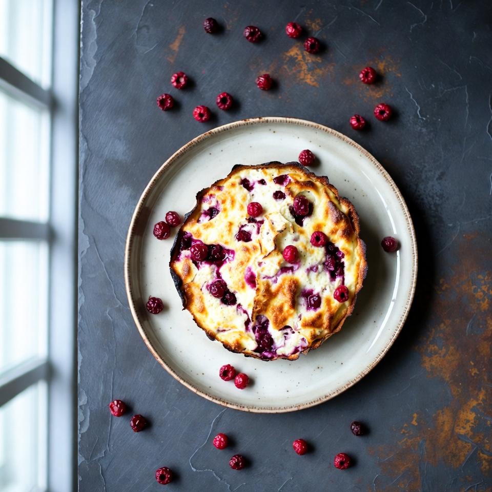Keto Beeren-Quark-Auflauf