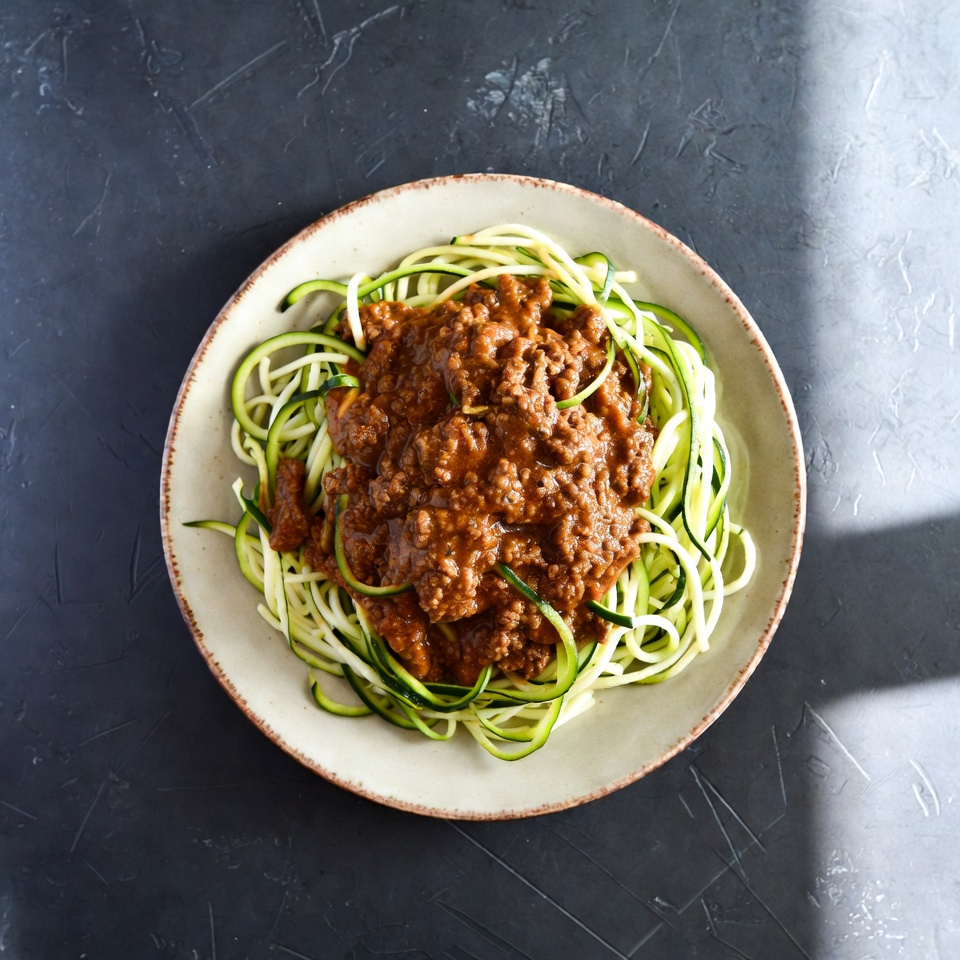 🍝 Keto Bolognese mit Zoodles