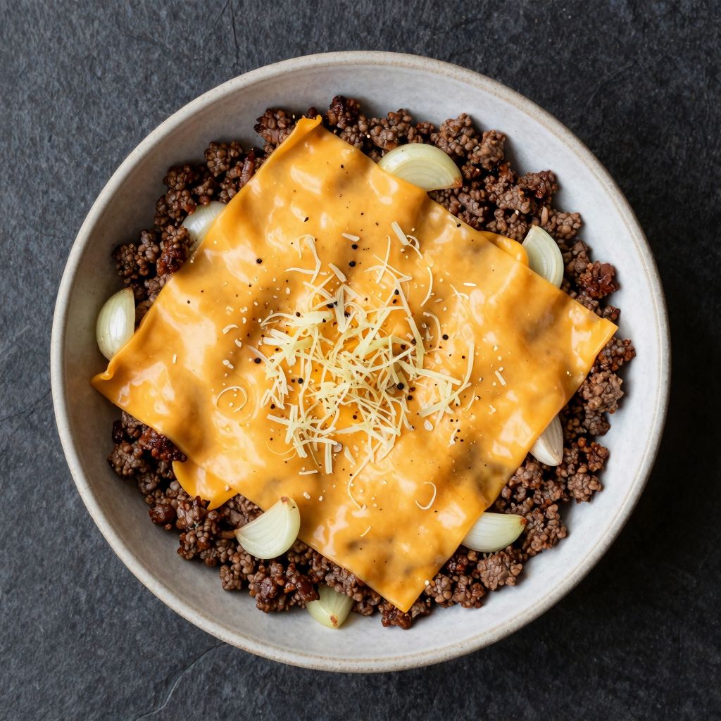 Keto Cheeseburger-Auflauf