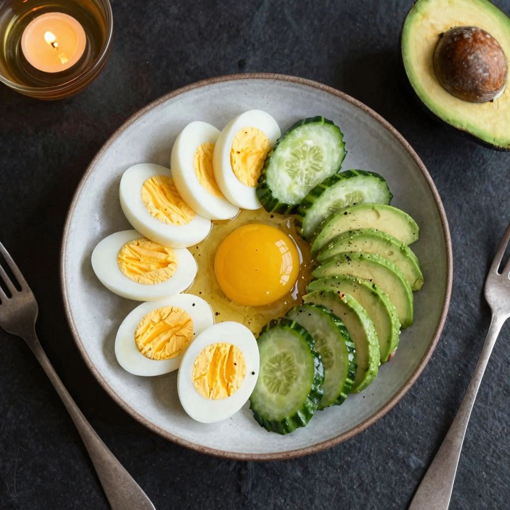 Keto Eier-Salat Asiatisch