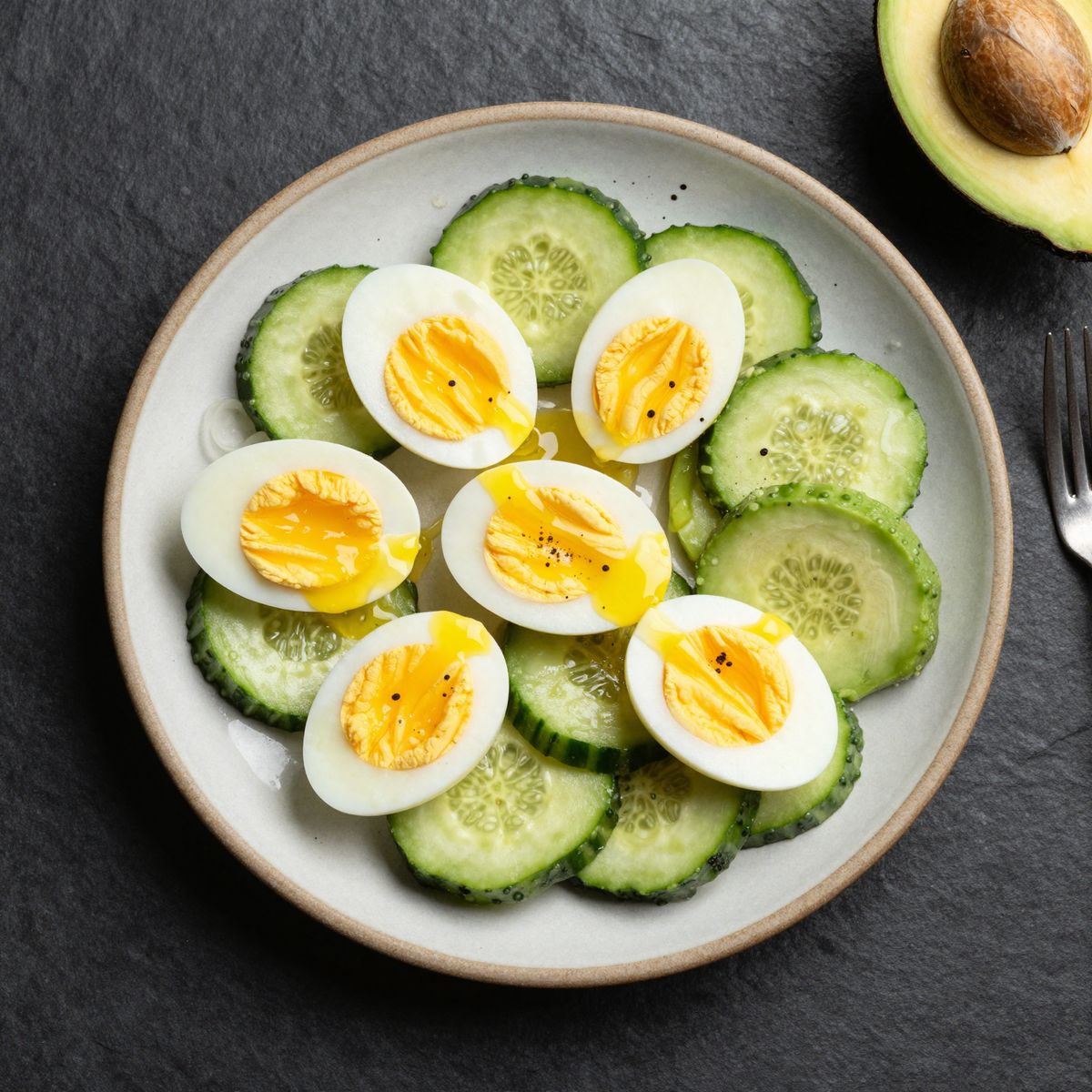 Keto Eier-Salat Italienisch