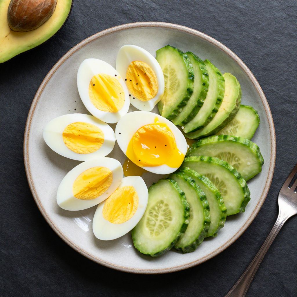 Keto Eier-Salat Mediterran