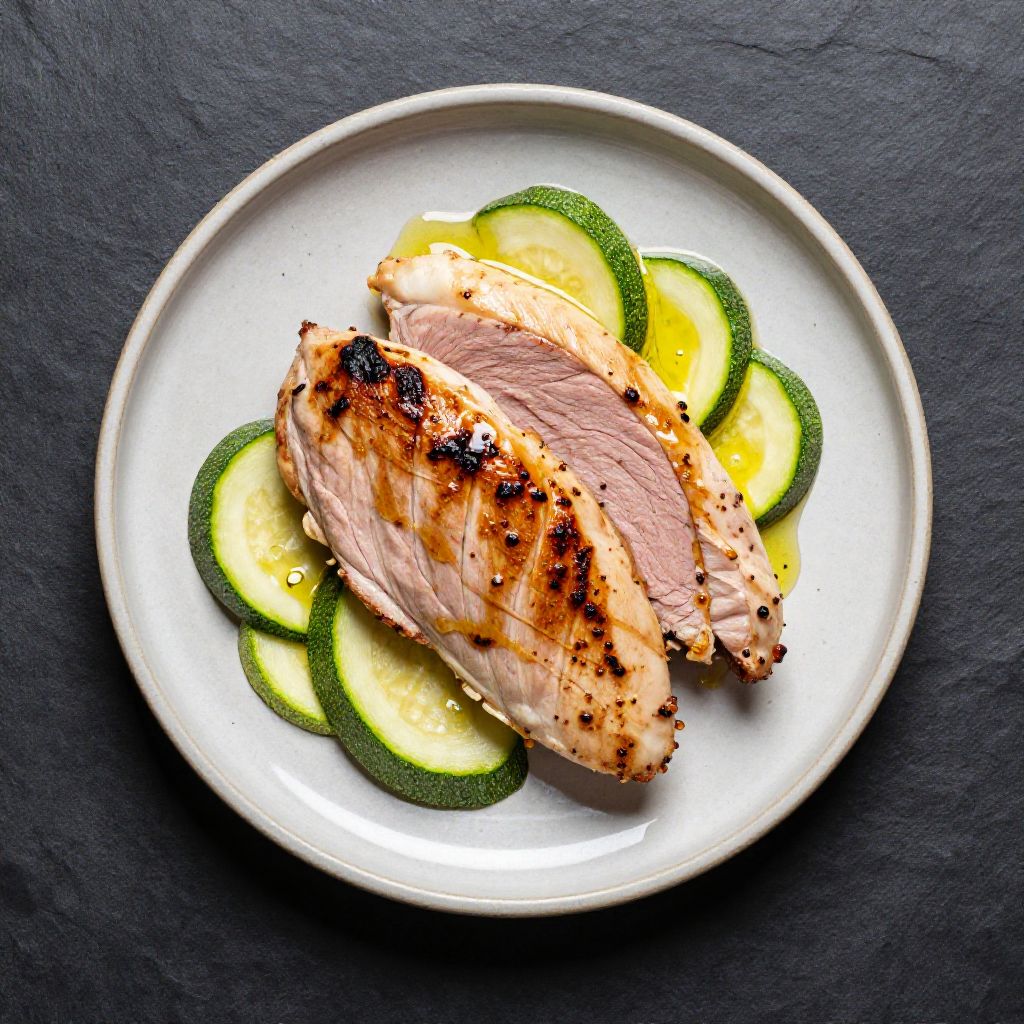 Keto Entenbrust mit Zucchini