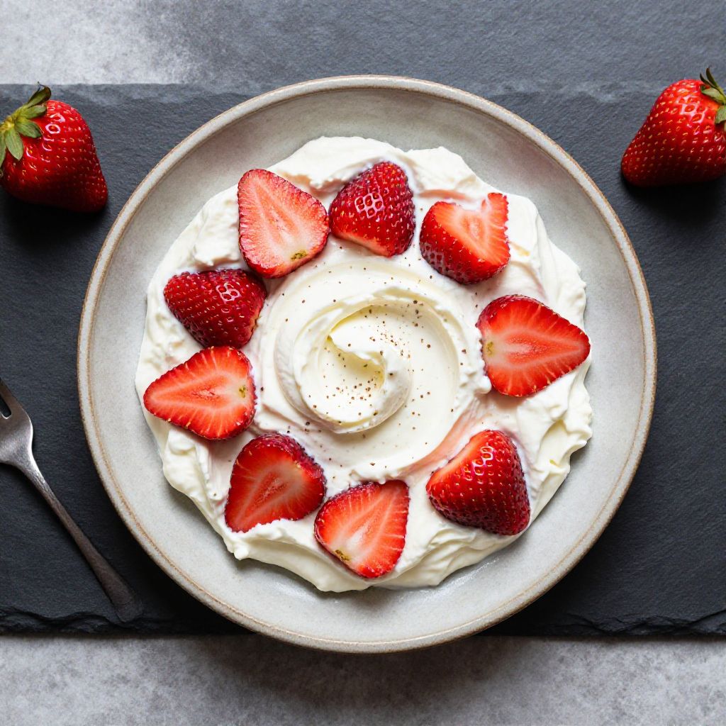 Keto Erdbeer-Creme