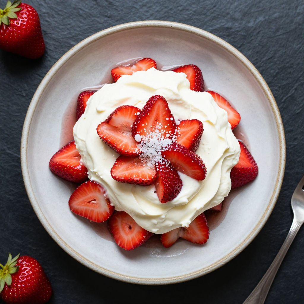 Keto Erdbeer-Parfait