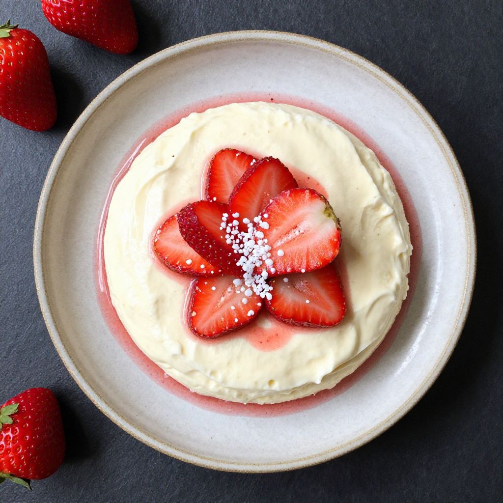 Keto Erdbeer-Pudding