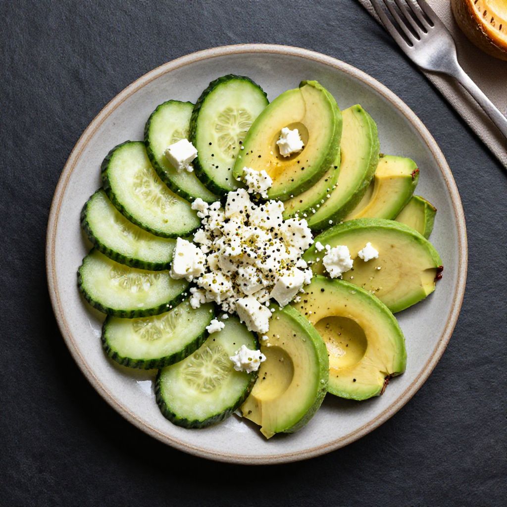 Keto Feta-Salat Amerikanisch
