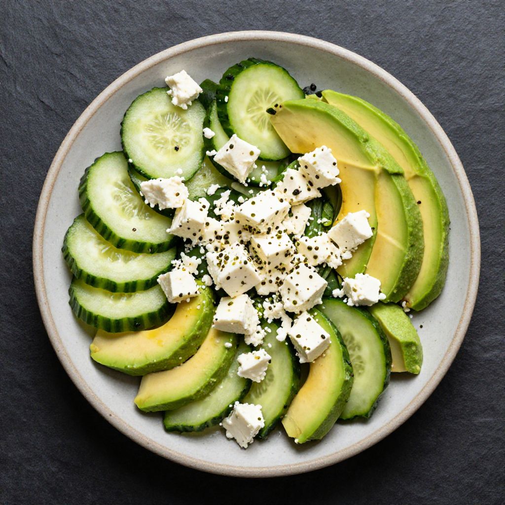 Keto Feta-Salat Asiatisch