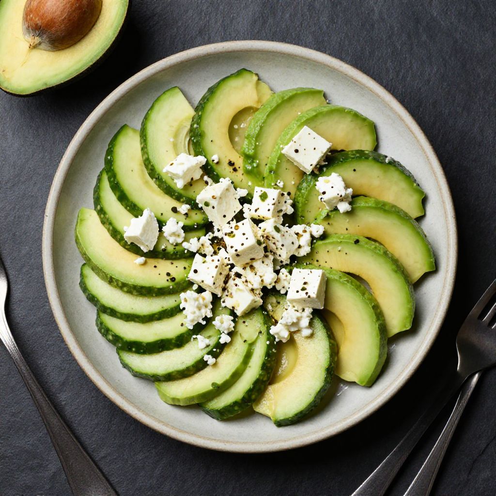 Keto Feta-Salat Griechisch