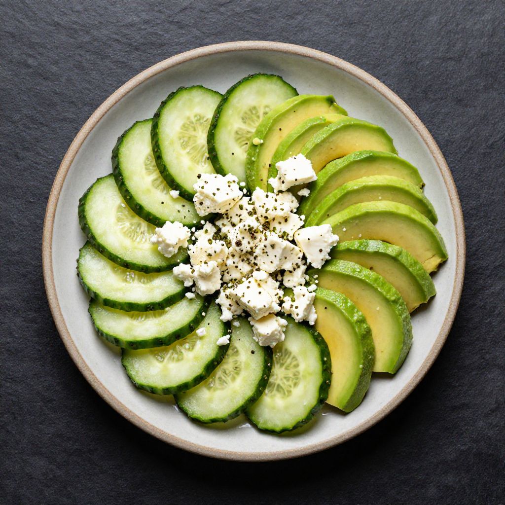 Keto Feta-Salat Klassisch