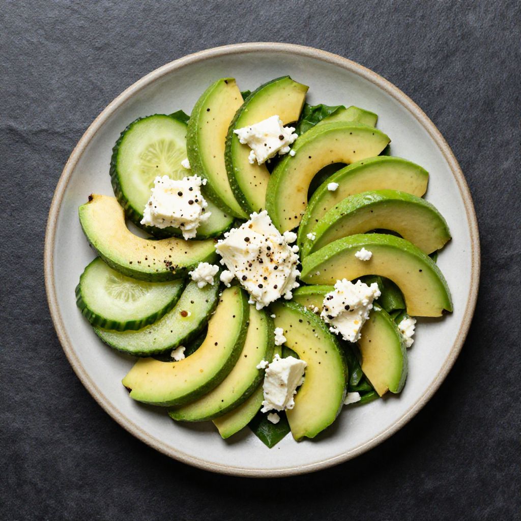 Keto Feta-Salat Mediterran