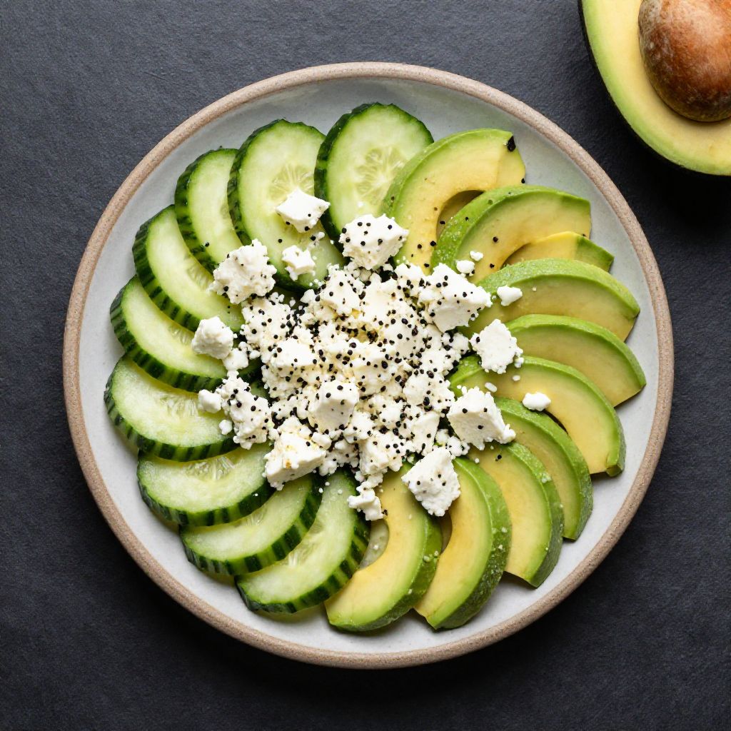 Keto Feta-Salat Mexikanisch