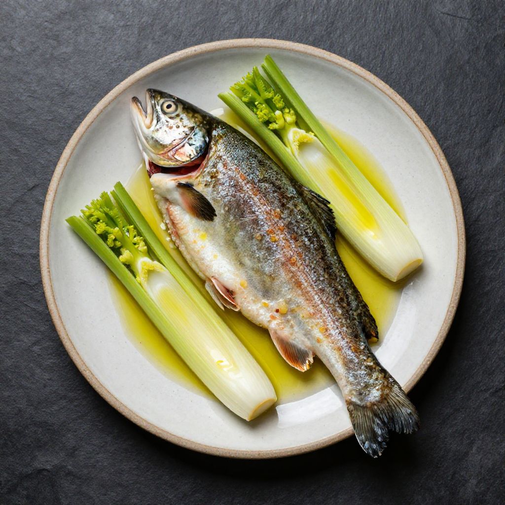 Keto Forelle mit Fenchel