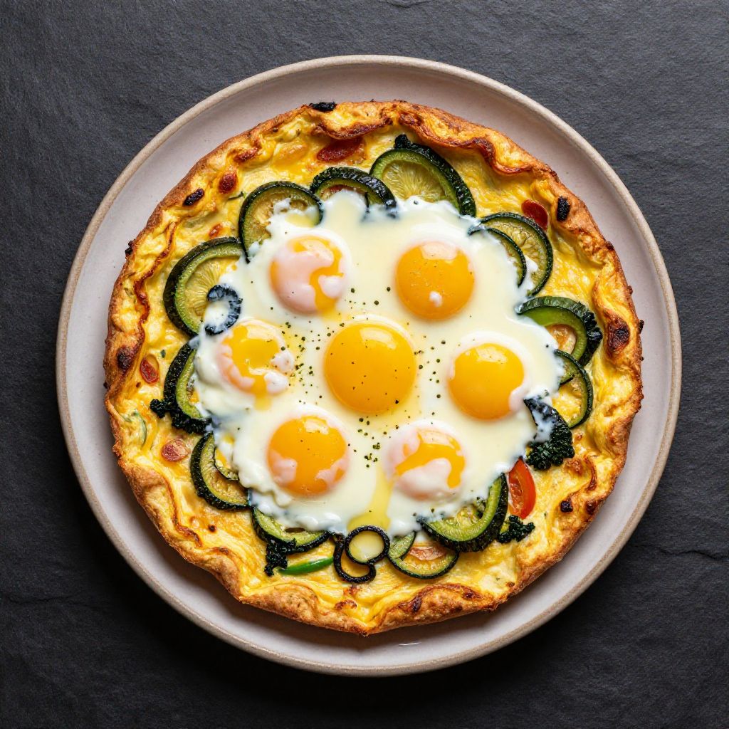 Keto Frittata mit Gemüse