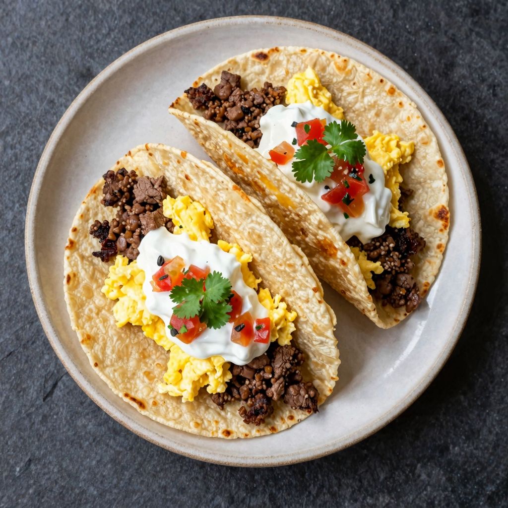 Keto Fruehstuecks-Taco